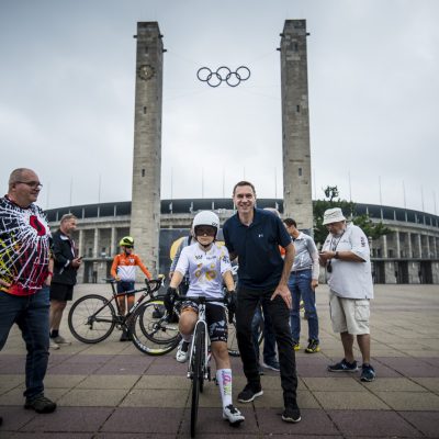 Tour de Berlin - Etappe 2 - Jens Voigt - Olympiastadion - sponsored by Heuer Radsport